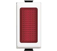 Modulo portalampada in vetro rosso Bticino Matix AM5060R