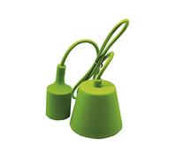 Portalampada con cavo floreale da 1 m, tipo E27, realizzato in silicone verde. Dona un tocco naturale e vivace al tuo arredamento, ideale per illuminare con stile qualsiasi angolo della tua casa.