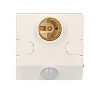 Portalampada con sensore di movimento PIR E27 Live Line & Zero Line Wired Motion Activated LED con luminosità regolabile e tempo di ritardo, rilevatore di induzione per interni
