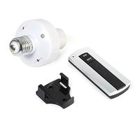 Portalampada con Telecomando, 220V E27 Portalampada a Vite Telecomando Kit Interruttore Luce Senza Fili per