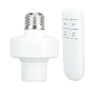 Portalampada con Telecomando Wireless, Cablaggio Facile da Installare Sostituzione Gratuita Portalampada Wireless con Telecomando per Lampada a Risparmio Energetico per Lampada (220V)