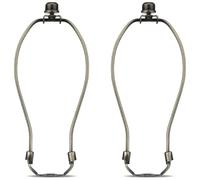 Portalampada da 20,3 cm con set E26 UNO, struttura in metallo a forma di U per lampade da tavolo e lampade da terra, apertura 10 mm, facile installazione per supporto paralume