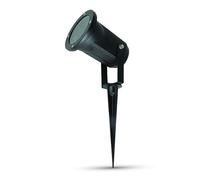 V-TAC Picchetto con Portalampada GU10 (Max 35W) Orientabile Colore Nero IP44