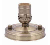 Portalampada Da Soffitto Vintage, E26 E27 Porta Lampadina, Base Porta Lampada Da Soffitto Portalampada a Sospensione Industriale in Ferro Set(Bronzo)