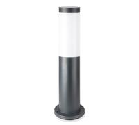 PORTALAMPADA DA TERRA 1 X E27 ACCIAIO INOX GRIGIO SCURO IP44 45 CM VT-838G-LED8959 V-TAC