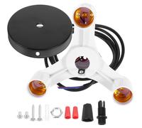 Portalampada di conversione E27 da 1 pezzo Portalampada a tre estremità con