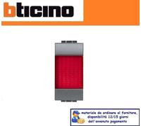 Living Int. - Portalampada con diffusore rosso - L4371R