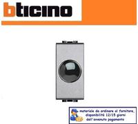 PORTALAMPADA DIFFUSORE TRASPARENTE BTICINO LIVING TECH NT4371T GRIGIO.