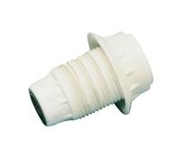 Portalampada E-14 bianco elegante, ideale per varie lampade. Include 1 rondella. Aggiungi un tocco moderno ai tuoi spazi. Il suo design versatile si adatta a qualsiasi stile decorativo.