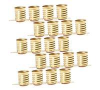 Portalampada E10 in Rame Oro 50pezzi, Screw Bulb Adapter Festa Scuola Decor
