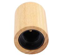 Portalampada E27 in Legno Base Tonda, Installazione Semplice | Lampadine E27 e Paralumi Sospesi, Legno e Plastica, Progetti Fai da Te e Montaggio a Soffitto Colore Casuale