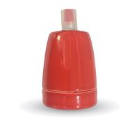 PORTALAMPADA E27 IN PORCELLANA ROSSO VT-799-LED3799 V-TAC