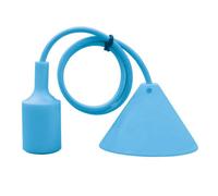 PORTALAMPADA E27 PENDENTE AZZURRO AP600xx-ALC929901 ALCAPOWER