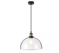 PORTALAMPADA E27 PENDENTE VETRO TRASPARENTE IP20 VT-7300-LED37372 V-TAC