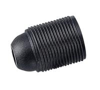 Portalampada filettato Master attacco E27 Termoplastico Nero 00512