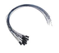 Portalampada G4 da 10 pezzi, portalampada G4 bianco/nero da 20 cm 30 cm 50 cm 70 cm 100 cm for lampadina alogena in cristallo LED (Size : 70cm, Color : Black)