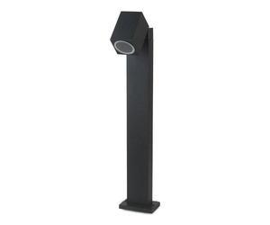 PORTALAMPADA GU10 DA PAVIMENTO TESTA REGOLABILE NERA IP44 VT-7612-LED7554 V-TAC