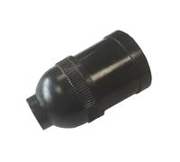 Portalampada in bachelite in elegante ottone nero, ideali per illuminare qualsiasi angolo. Il suo design classico e sofisticato aggiunge un tocco distintivo e unico al tuo arredamento.