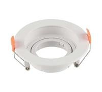 PORTALAMPADA INCASSO ORIENTABILE SPOT GU10 ROTONDO BIANCO VT-934-LED6658 V-TAC