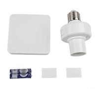 Portalampada intelligente E27 con telecomando, interruttore di controllo da 220 V per lampade a incandescenza e LED fino a 100 W, ripristino automatico in caso di interruzione di corrente, risparmio