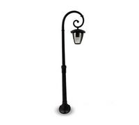 Portalampada lampione V-TAC lanterna giardino in alluminio fissaggio a terra 136