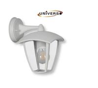 PORTALAMPADA LANTERNA DA GIARDINO WALLLAMP BIANCO DA MURO IP44 PER E27