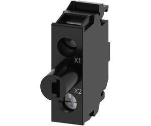 Portalampada LED Verde 24-240V AC/DC Attacco Vite Tipo Blocco Luce