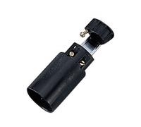 Portalampada Master finta candela attacco E14 colore nero 00508