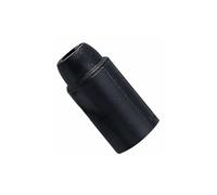 Portalampada Master liscio E14 nero 00501