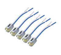 Portalampada Portalampada, 10PCS 1156 Portalampade Portalampada LED Indicatore di Direzione con Cablaggio da 3,5 Pollici DC 12V Flessibile