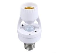 Portalampada Smart E27 con sensore a infrarossi passivo si accende automaticamente in base al movimento e al livello di luce
