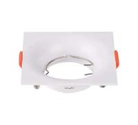 PORTALAMPADA SPOT INCASSO BIANCO QUADRATO POLICARBONATO VT-921-LED6634 V-TAC