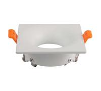 PORTALAMPADA SPOT INCASSO BIANCO QUADRATO VT-876-LED3170 V-TAC