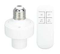 Portalampada Wireless, 30 M Facile Installazione Telecomando Sostitutivo a 360 Gradi per Lampada a Incandescenza per Lampadina E27 (220V)