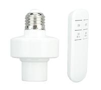 Portalampada Wireless, Portalampada Sostitutivo da 30 M con Telecomando Controllo a 360 Gradi con Telecomando per Lampada a Incandescenza per Lampadina E27 (220V)