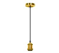 Portalampadina E27 sospeso oro 1,5 m max.60W Oro