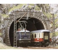 Portale Del Tunnel A Doppio Binario (2) Scala HO/OO Busch 7027