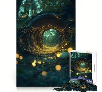 Portale surrealista delle lucciole Poster delle lucciole Puzzle per adolescenti 1000 pezzi Gioco di logica Passatempo domestico Taglio preciso Regalo per festival 38x52cm