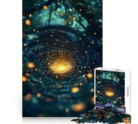 Portale surrealista delle lucciole Puzzle delle lucciole per adolescenti 1000 Gioco di allenamento mentale Semplice e divertente Assemblaggio di immagini Regalo prezioso 38x26cm