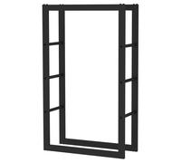 Portalegna da ardere Toboli 100x25x60cm In metallo Per interno ed esterno