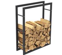 Portalegna Supporto Metallo Porta Legna Interno Legnaia Camino Stufa 100x80x25cm