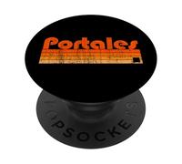 Portales, New Mexico Retro anni '80 PopSockets PopGrip Adesivo