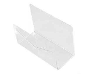 Portalettere in acrilico per l'accessibilità dei documenti, organizer per buste per l'identificazione visiva immediata del contenuto (nero)