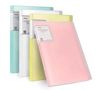 Portalistini A4 30 Tasche Trasparenti Archivio Ufficio Presentazione in PP Projekt Cartella di Visualizzazione Copertina Traslucida, Portadocumenti Organizzatore per Fogli