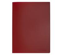 Portalistini in polipropilene con 40 tasche Q-Connect formato A4 - rosso opaco - KF01258