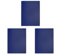 Portalistini opaco Q-Connect A4 20 buste blu KF01251 (Confezione da 3)