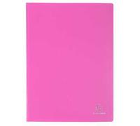 Exacompta 88227E Portalistini Opak in polipropilene opaco con buste interne lisce ad alta trasparenza, 20 buste e 40 facciate. Formato A4 Colore della copertina Rosa