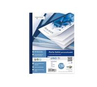 Portalistini in PP Sei Rota Uno TI - PP buccia - 150 buste A4 blu 55231507