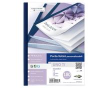 Portalistini personalizzabile Uno TI - 22x30 cm - 180 buste - blu - Sei Rota