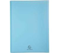 Exacompta - Rif. 5829E - 1 Proteggi documenti personalizzabile Kreacover Pastel - 20 tasche in cristallo liscio - 40 viste - per A4 - dim 24x32cm - copertina in polipro semirigido - 5 colori casuali